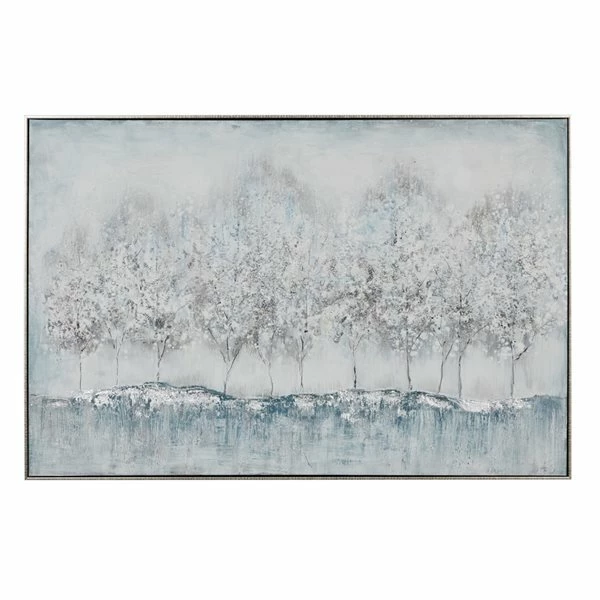Best Pirce 👏 Grayson Lane Silver Wood Framed 31.5-in H x 47-in W Contemporary Canvas Painting 😍 1 Best Pirce 👏 Grayson Lane Silver Wood Framed 31.5-in H x 47-in W Contemporary Canvas Painting 😍