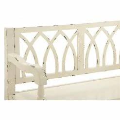 Best deal 🎉 Grayson Lane Farmhouse Distressed White Wood Accent Bench 👍 -GRAYSON LANE Sales 2022 330901818 AlternateImage3 l