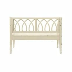 Best deal 🎉 Grayson Lane Farmhouse Distressed White Wood Accent Bench 👍 -GRAYSON LANE Sales 2022 330901818 AlternateImage6 l