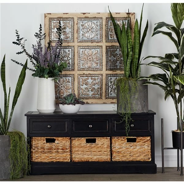 New ๐งจ Grayson Lane Farmhouse Brown Storage Bench ๐ 2 New ๐งจ Grayson Lane Farmhouse Brown Storage Bench ๐ - Image 2