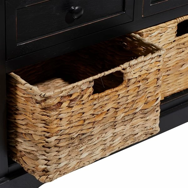 New ๐งจ Grayson Lane Farmhouse Brown Storage Bench ๐ 3 New ๐งจ Grayson Lane Farmhouse Brown Storage Bench ๐ - Image 3