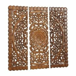 Cheapest ⌛ Grayson Lane 48-in H x 16-in W Brown Wood Traditional Ornamental Wall Accent - 3-Pack 👏 -GRAYSON LANE Sales 2022 330901826 AlternateImage7 l