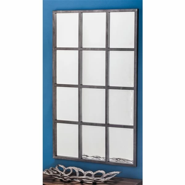 Cheap ✨ Grayson Lane 44.63-in L X 26.5-in W Industrial Rectangle Grey Framed Wall Mirror 😍 2 Cheap ✨ Grayson Lane 44.63-in L X 26.5-in W Industrial Rectangle Grey Framed Wall Mirror 😍 - Image 2