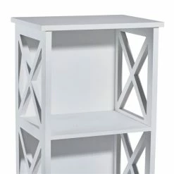 Deals 🧨 Grayson Lane 12-in D x 16-in W x 51-in H 4-Tier Decorative Wood Shelves 🌟 -GRAYSON LANE Sales 2022 330901835 AlternateImage4 l