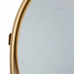 Promo 🎉 Grayson Lane 43-in L X 20-in W Contemporary Round Gold Framed Wall Mirror 🎁 -GRAYSON LANE Sales 2022 330901837 AlternateImage3 l