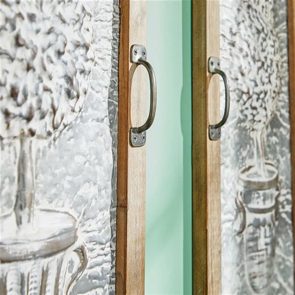 Promo 🌟 Grayson Lane 52-in H x 15-in W Brown Metal Farmhouse/Rustic Nature Wall Accent - 2-Pack 🔥 3 Promo 🌟 Grayson Lane 52-in H x 15-in W Brown Metal Farmhouse/Rustic Nature Wall Accent - 2-Pack 🔥 - Image 3