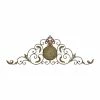 Coupon 🌟 Grayson Lane 19-in H x 57-in W Gold Metal Transitional Floral and Botanical Wall Accent 😀