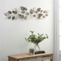 Flash Sale ❤️ Grayson Lane 15-in H x 50-in W Brown Metal Traditional Floral and Botanical Wall Accent ✔️ -GRAYSON LANE Sales 2022 330901843 AlternateImage2 l
