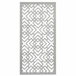 New 👏 Grayson Lane 48-in H x 24-in W White MDF Farmhouse/Rustic Abstract Wall Accent 😍