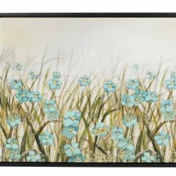 Best Sale 💯 Grayson Lane Black Wood Framed 27-in H x 55-in W Floral Canvas Hand-Painted Painting 🔥 -GRAYSON LANE Sales 2022 330901860 AlternateImage4 l