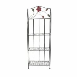New ⭐ Grayson Lane 12-in D x 25-in W x 68-in H 4-Tier Decorative Metal Shelves 🔥 -GRAYSON LANE Sales 2022 330901870 AlternateImage5 l