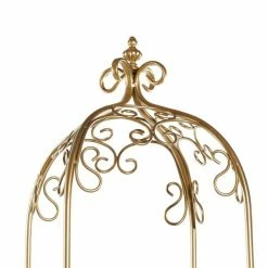 Best deal 😉 Grayson Lane 13.30-in D x 13.30-in W x 74-in H 4-Tier Decorative Metal Shelves 👏 -GRAYSON LANE Sales 2022 330901878 AlternateImage3 l