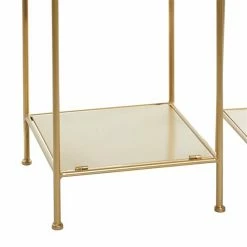 Best deal 😉 Grayson Lane 13.30-in D x 13.30-in W x 74-in H 4-Tier Decorative Metal Shelves 👏 -GRAYSON LANE Sales 2022 330901878 AlternateImage4 l