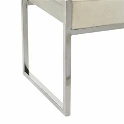 Best Pirce 🌟 Grayson Lane Modern Glam Metallic Silver White Leather Accent Bench - Set of 3 🌟 8 Best Pirce 🌟 Grayson Lane Modern Glam Metallic Silver White Leather Accent Bench - Set of 3 🌟 -GRAYSON LANE Sales 2022 330901882 AlternateImage4 l