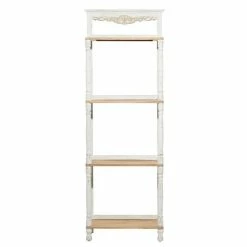 Cheap 👏 Grayson Lane 14.25-in D x 25-in W x 70.63-in H 4-Tier Decorative Wood Shelves 🎉 -GRAYSON LANE Sales 2022 330901891 AlternateImage5 l