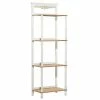 Cheap 👏 Grayson Lane 14.25-in D x 25-in W x 70.63-in H 4-Tier Decorative Wood Shelves 🎉
