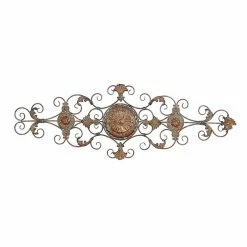 Cheapest ๐ Grayson Laneย 53-in H xย 18-in W Brown Metal Ornamental Wall Accent โค๏ธ