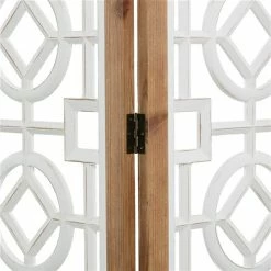 Cheapest 🔔 Grayson Lane 3-Panel White Wood Folding Country Style Room Divider 👏 -GRAYSON LANE Sales 2022 330901903 AlternateImage3 l