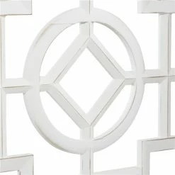 Cheapest 🔔 Grayson Lane 3-Panel White Wood Folding Country Style Room Divider 👏 -GRAYSON LANE Sales 2022 330901903 AlternateImage4 l