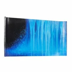 Hot Sale 🥰 Grayson Lane Blue Frameless 31.5-in H x 63.25-in W Abstract Canvas Painting ⭐ -GRAYSON LANE Sales 2022 330901907 AlternateImage7 l