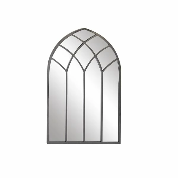 Budget 😍 Grayson Lane 48-in L X 30-in W Traditional Arch Grey Framed Wall Mirror 🧨 4 Budget 😍 Grayson Lane 48-in L X 30-in W Traditional Arch Grey Framed Wall Mirror 🧨 - Image 4