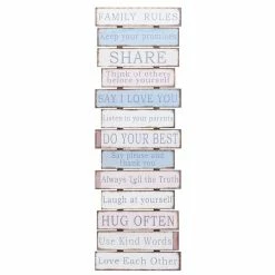 Best reviews of 👍 Grayson Lane 49-in H x 16-in W White Wood Farmhouse/Rustic Words and Text Wall Accent 👍