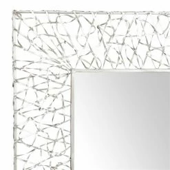 Wholesale ✨ Grayson Lane 42.5-in L X 32.5-in W Industrial Rectangle Silver Framed Wall Mirror 🌟 -GRAYSON LANE Sales 2022 330901921 AlternateImage3 l
