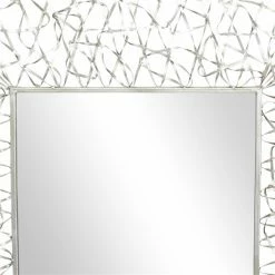 Wholesale ✨ Grayson Lane 42.5-in L X 32.5-in W Industrial Rectangle Silver Framed Wall Mirror 🌟 -GRAYSON LANE Sales 2022 330901921 AlternateImage4 l