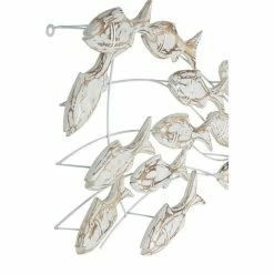 Cheapest 😀 Grayson Lane 17-in H x 45-in W White Wood Coastal Fish Wall Accent 🌟 -GRAYSON LANE Sales 2022 330901922 AlternateImage6 l