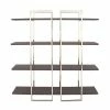 Coupon ⌛ Grayson Lane 14-in D x 63-in W x 69-in H 4-Tier Decorative Steel Shelves ⭐