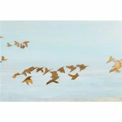 Flash Sale ✨ Grayson Lane Black Wood Framed 19-in H x 71-in W Birds Blue Canvas Painting 🌟 -GRAYSON LANE Sales 2022 330901931 AlternateImage3 l