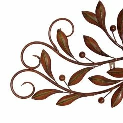 New 🧨 Grayson Lane 14-in H x 47-in W Brown Metal Traditional Floral and Botanical Wall Accent 🔥 -GRAYSON LANE Sales 2022 330901932 AlternateImage5 l