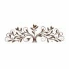 New 🧨 Grayson Lane 14-in H x 47-in W Brown Metal Traditional Floral and Botanical Wall Accent 🔥