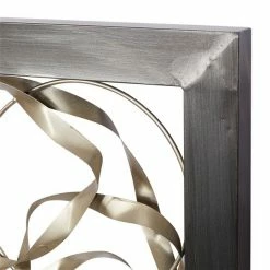 Hot Sale 🎉 Grayson Lane 40-in H x 60-in W Silver Metal Modern/Contemporary Abstract Wall Accent 🌟 -GRAYSON LANE Sales 2022 330901934 AlternateImage5 l