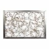 Hot Sale 🎉 Grayson Lane 40-in H x 60-in W Silver Metal Modern/Contemporary Abstract Wall Accent 🌟