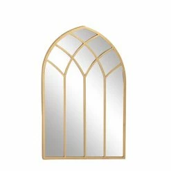 Cheap ⭐ Grayson Lane 48-in L X 30-in W Traditional Arch Clear Framed Wall Mirror 💯 -GRAYSON LANE Sales 2022 330901938 AlternateImage6 l