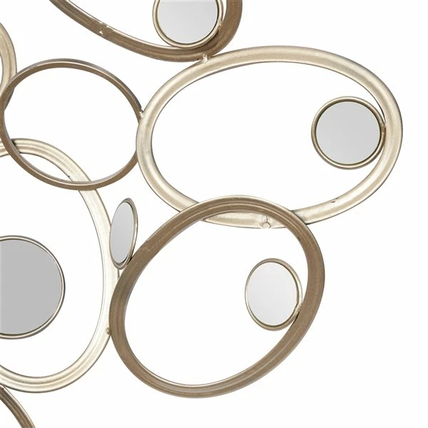 Best Sale ✔️ Grayson Lane 33-in H x 60-in W Silver Metal Glam Ornamental Wall Accent 🎁 3 Best Sale ✔️ Grayson Lane 33-in H x 60-in W Silver Metal Glam Ornamental Wall Accent 🎁 - Image 3