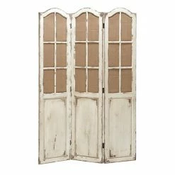 Wholesale π Grayson LaneΒ 3-Panel Beige Wood Folding Country Style Room Divider π§¨