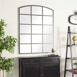 Cheap ❤️ Grayson Lane 48-in L X 36-in W Industrial Arch Clear Framed Wall Mirror ❤️ -GRAYSON LANE Sales 2022 330901949 AlternateImage2 l