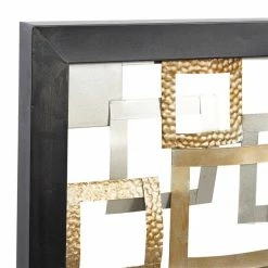 Best deal 🌟 Grayson Lane 48-in H x 16-in W Gold Metal Modern Abstract Wall Accent ✔️ -GRAYSON LANE Sales 2022 330901957 AlternateImage5 l