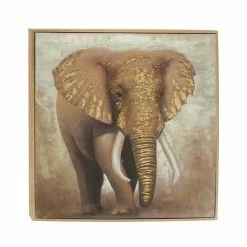Coupon β¨ Grayson Lane Gold Wood Framed 47-in H xΒ 47-in W Animals Canvas Print π