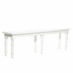Best reviews of ๐ Grayson Lane Farmhouse Distressed White Accent Bench โ๏ธ