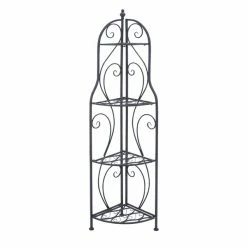 Brand new 👏 Grayson Lane 11-in D x 17-in W x 60-in H 4-Tier Decorative Metal Shelves 🛒