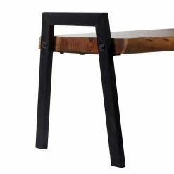 Cheap 🎉 Grayson Lane Industrial Brown/Black Accent Bench 😍 -GRAYSON LANE Sales 2022 330901971 AlternateImage4 l