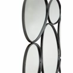 New 🌟 Grayson Lane 35.25-in L X 54-in W Contemporary Oval Black Framed Wall Mirror 🎁 -GRAYSON LANE Sales 2022 330901973 AlternateImage3 l