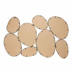 New 🌟 Grayson Lane 35.25-in L X 54-in W Contemporary Oval Black Framed Wall Mirror 🎁 -GRAYSON LANE Sales 2022 330901973 AlternateImage7 l