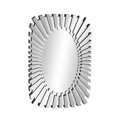 Best Pirce 🎉 Grayson Lane 31.38-in L X 47.5-in W Glam Oval Clear Framed Wall Mirror 🌟 -GRAYSON LANE Sales 2022 330901977 AlternateImage6 l