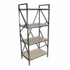 Best Sale ❤️ Grayson Lane 15-in D x 25-in W x 56-in H 4-Tier Decorative Wood Shelves ✨