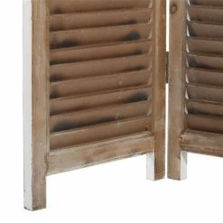 Discount 🤩 Grayson Lane 3-Panel Cream Wood Folding Farmhouse Style Room Divider 🔥 -GRAYSON LANE Sales 2022 330901989 AlternateImage3 l