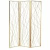 Coupon ⭐ Grayson Lane 3-Panel Gold Metal Folding Glam Style Room Divider 😀